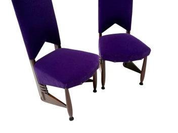 Pair of Amsterdamse School Chairs by Michel De Klerk for 't Woonhuys, 1916